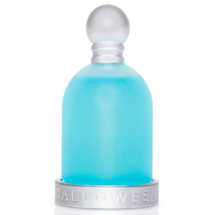 halloween blue drop botella